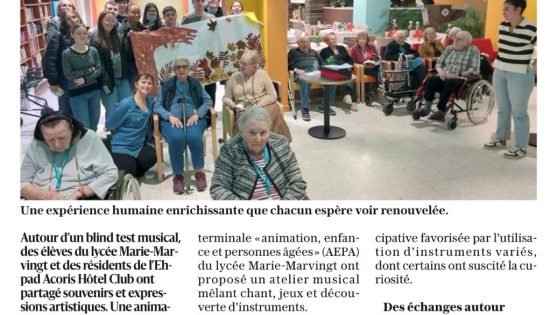 Article Presse 28.11.25 - Hôtel Club Nancy - EHPAD